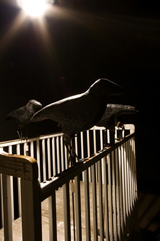 "Murder of Crows" Interactive Sculpture by Ryan Farrell