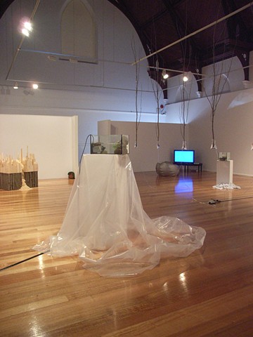 Cross Currents And Deep Holes (installation view)