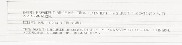 The Source of Mr. Lyndon B. Johnson’s Embarrassment (detail)