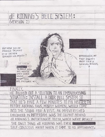 Sketch for de Kooning’s Bell System (Version 2)