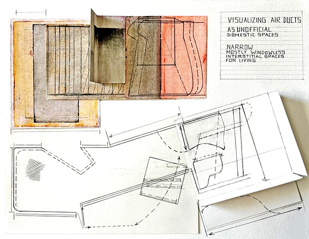 Visualizing air ducts as unofficial domestic spaces