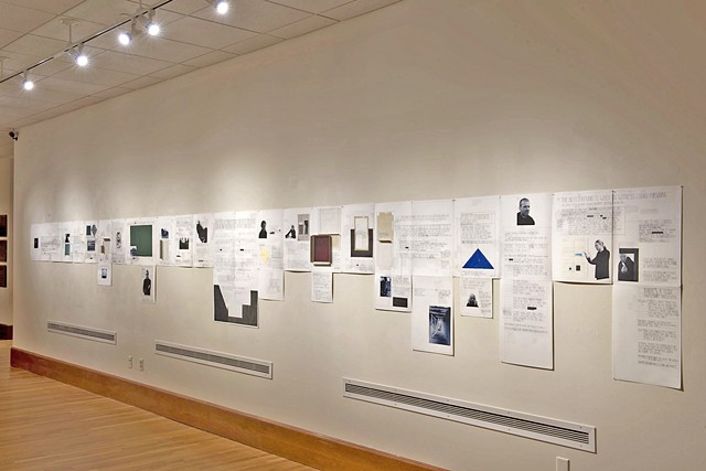 Installation view, A Deb Sokolow Sampler: 20 Years of Speculative Drawing