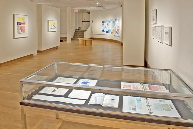 Installation view, A Deb Sokolow Sampler: 20 Years of Speculative Drawing