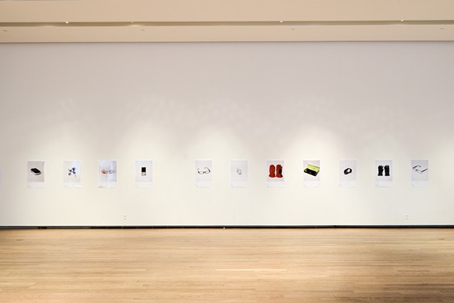 Installation view of Lost and Found at the Gardiner Museum, Toronto Canada