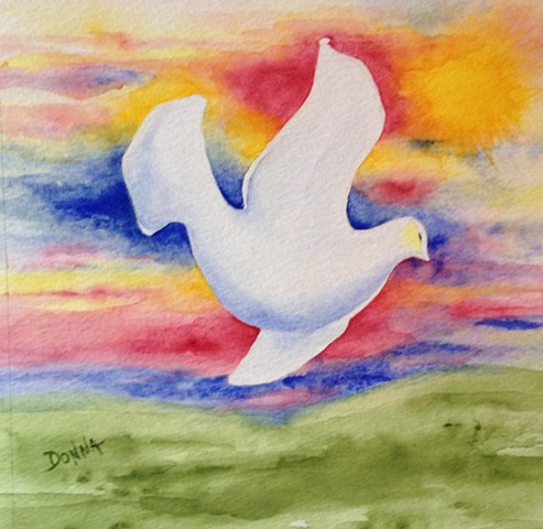 Dove of Peace,
Winter 2013, Final Sitting