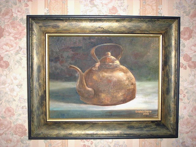 Old Tea Kettle
(The Lou Miale Family Private Collection)