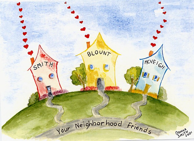 Neighborhood Friends
(The Blount Family Private Collection)