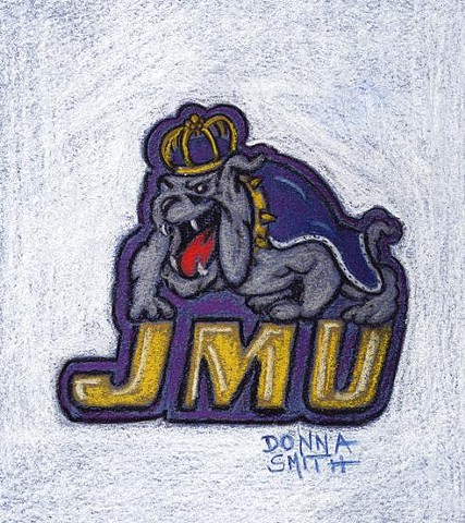 James Madison University - Duke Dogs
(a graduation gift for Carly)