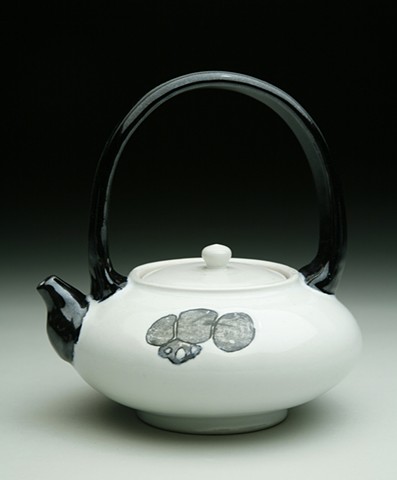 Black and White Teapot