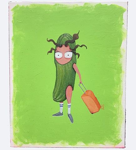 Pickle with baggage