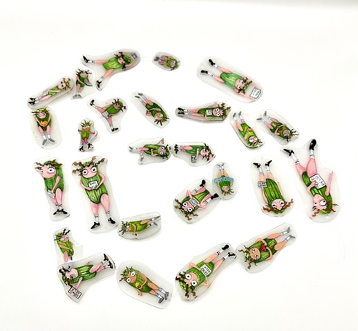 shrinky dink pickles