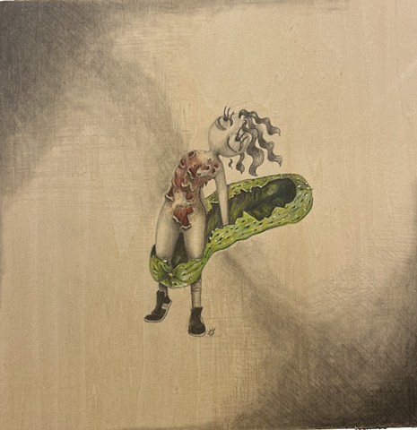 coming out of a pickle