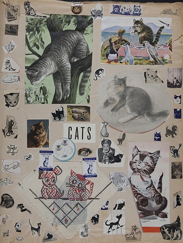 Arline Conradt & the Cat Scrapbook Mock-up Installation Detail