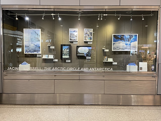 Exhibition in Terminal B, Indianapolis Airport (IND)