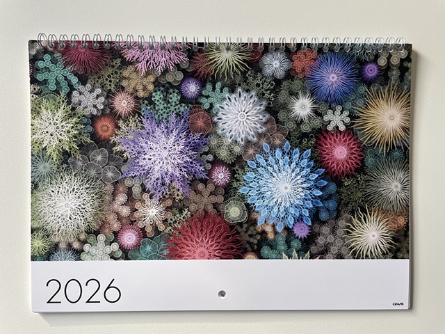 2026 Calendar and original paper cut