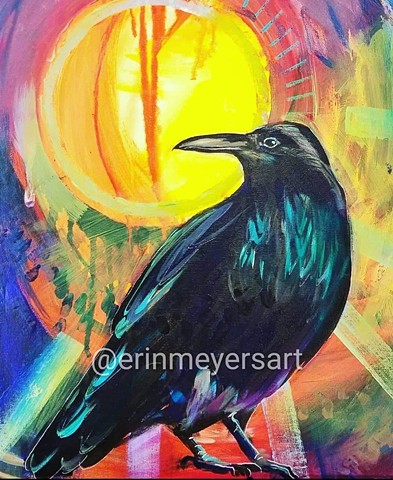 Sunrise Raven