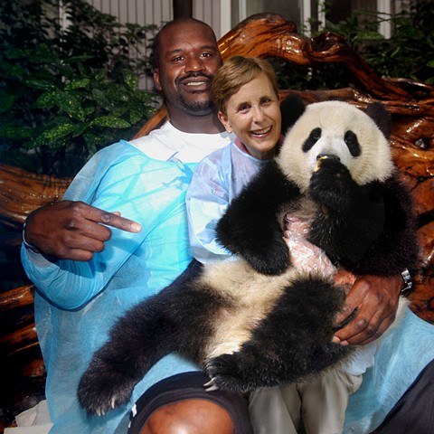 Mom, Shaq, Panda