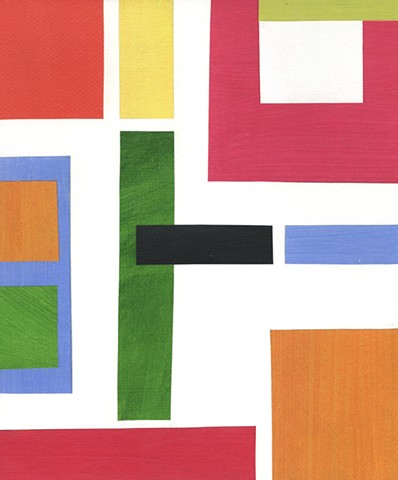  mid-century art, small artworks, abstract painting,geometric paintings, acrylic paintings