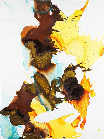 Mineral Paintings and Drip Drawings