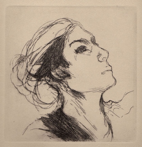 Woman with a French Twist