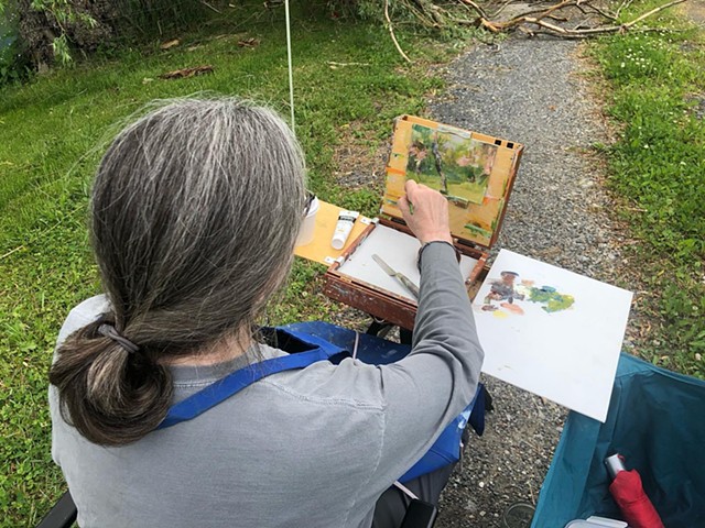 Painting en plein air 