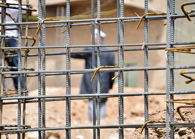 Construction site photograph from Kashgar by Patrick D WIlson