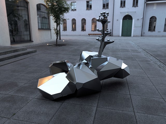 Odderoya Journal - sculpture in progress