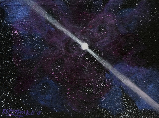 pulsar, pulsars, space, universe, galaxy, cosmic, stars, astronomy, space, painting, art, space art, art science, science art, sci-art, sciart