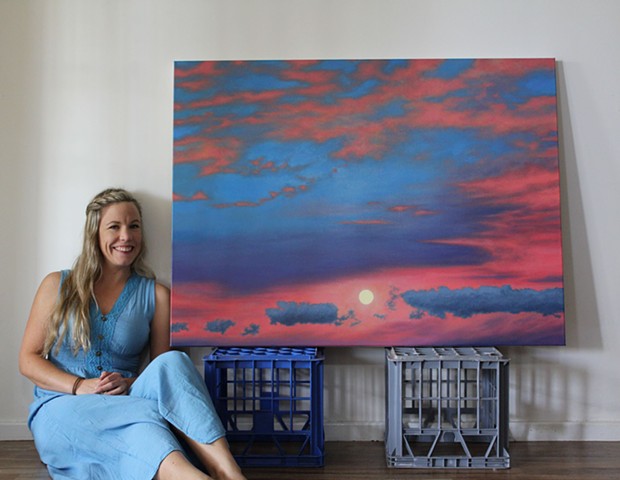 atmospheres clouds perth artist contemporary art perth sky painter painting 