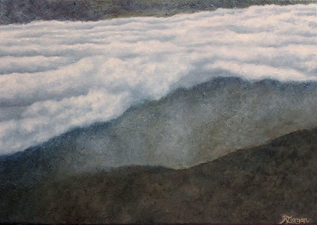 clouds hawaii mauna kea lookout fog atmosphere cloudscape Rebecca Morgan Finch