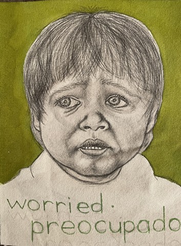 This is part of a Teaching set of "Emotion" cards for young students.