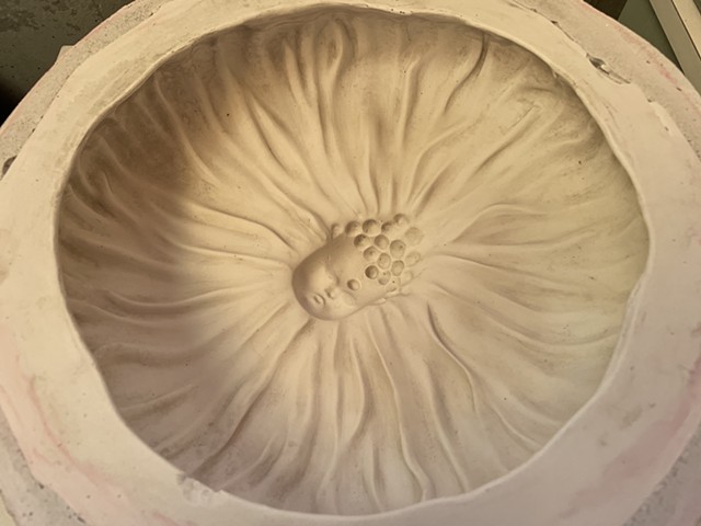 Silica and Hydrocal casting mold