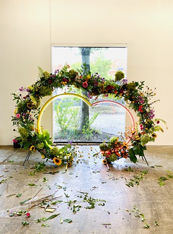 Flowered Two Circles For She Is Here At Atlanta Contemporary 2020