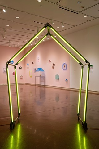 "Shine" neon & metal, 90â€�h x 74â€�w x 28â€�d, 2026