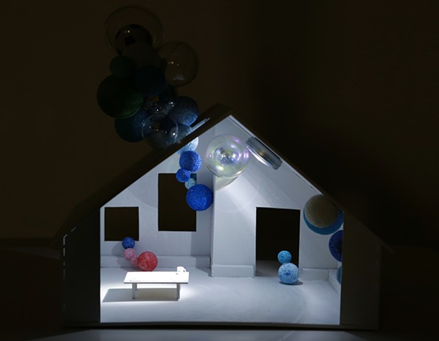 dollhouse play -blue
