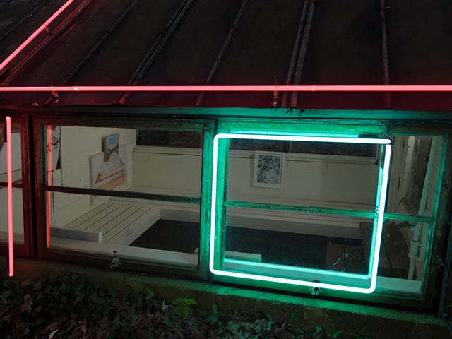 Detail of Blank and Cold Coffee Corner