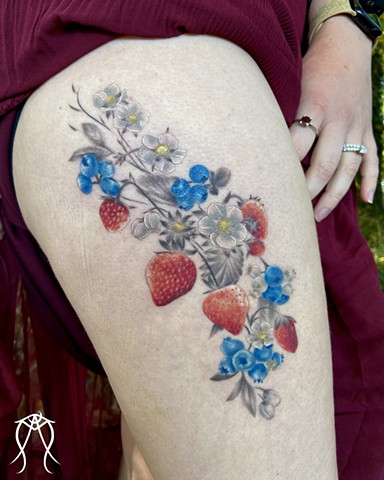 This is a fine line tattoo done by Amanda Marie female tattoo artist intuitive artist in central New York east coast tattoo 