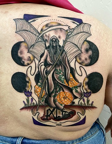 Death Tarot Tattoo