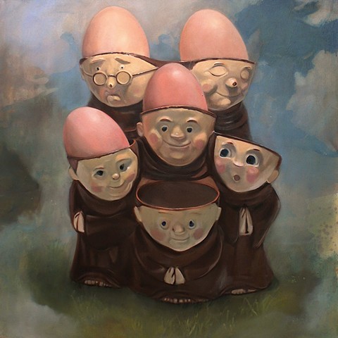 Six Franciscan Monks