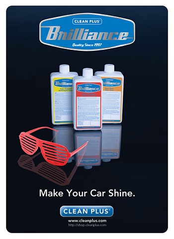 Clean Plus Brilliance Line Magazine Advertisement