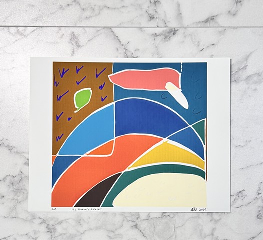 La Pietra’s Table, 8 1/2 x 11 in, Digital color system print, Edition of 15