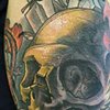 Skull and Dagger Cover-up