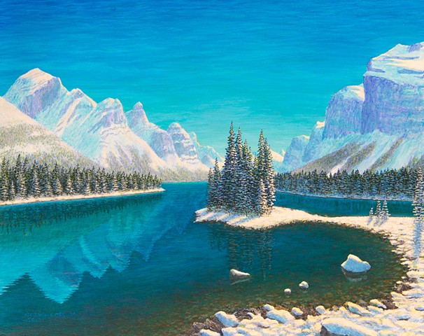 Canadian Rockies, Canadian Lakes, spiritual lake