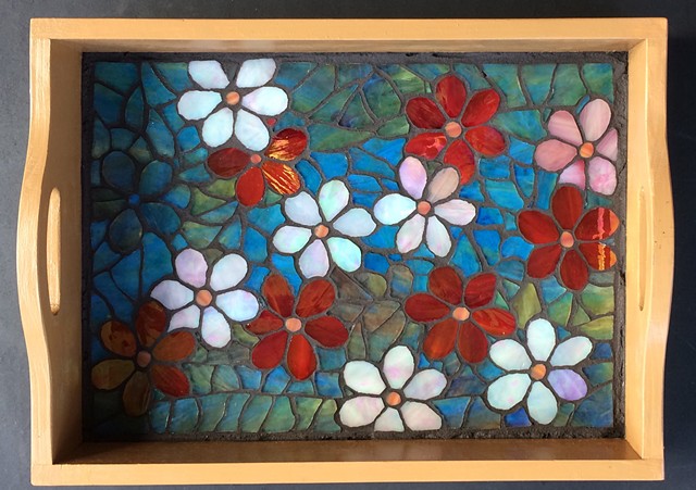 A tray Full of Flowers