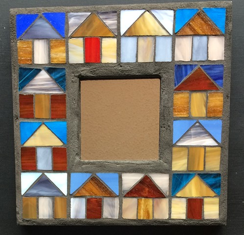 quilt pattern, stained glass mosaic