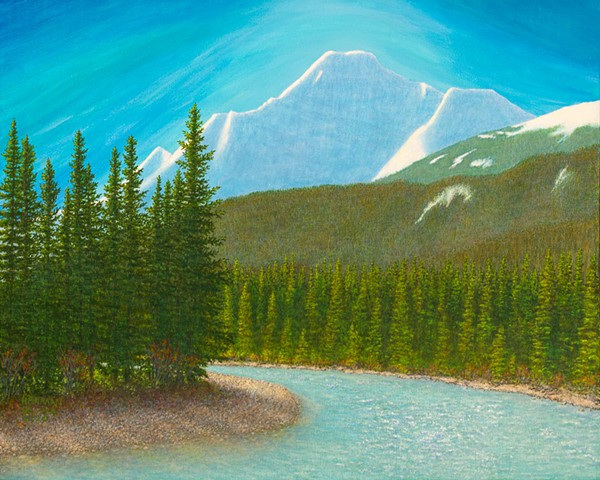 Edith Cavell, Rocky Mountain Art, Jasper Art