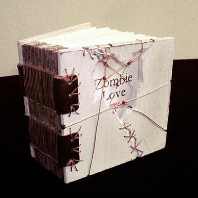 Zombie Love Book - Side view