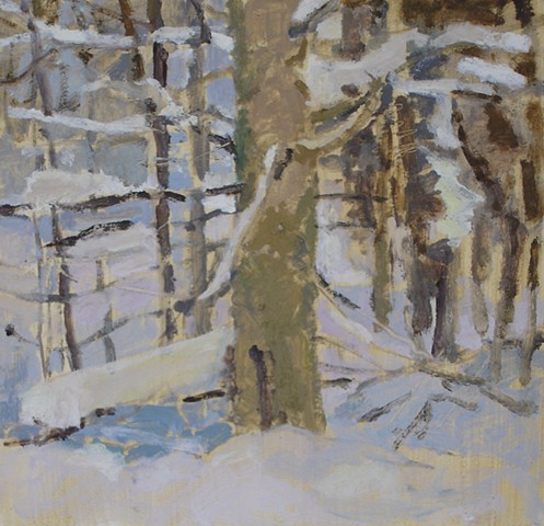 Oil painting from the Vermont woods