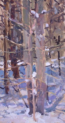 Oil painting from the Vermont woods