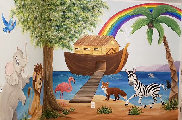 "Noah's Ark Mural"